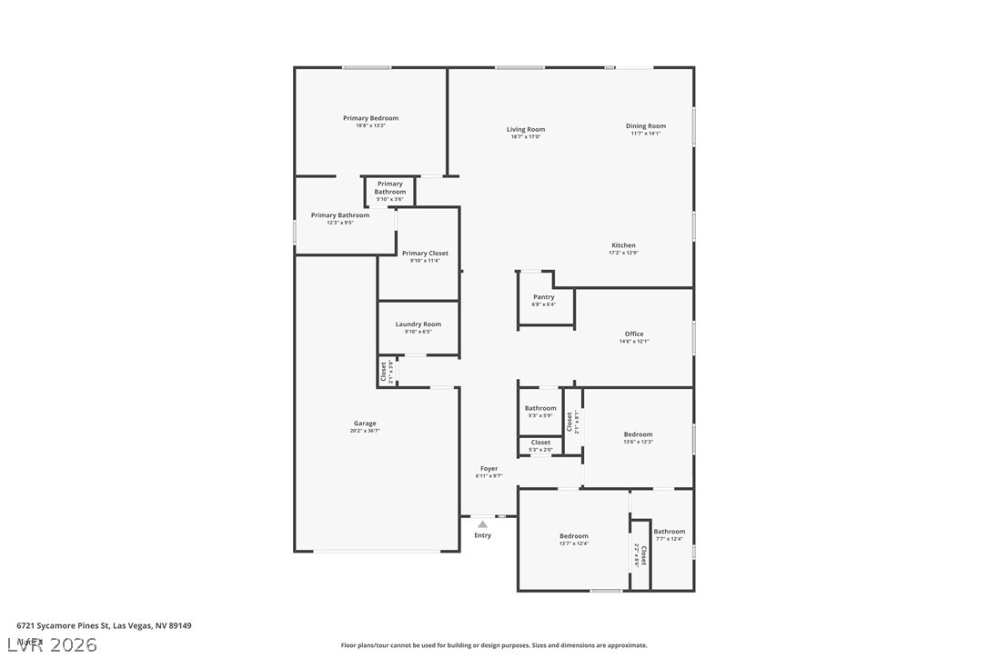 6721 Sycamore Pines Street Las Vegas NV 89149