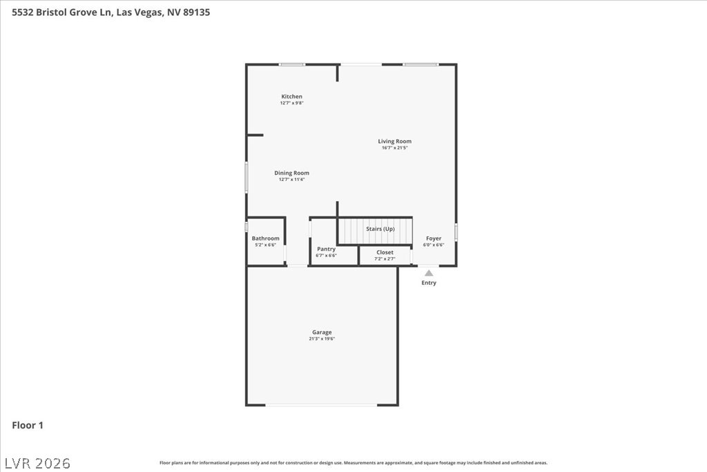 5532 Bristol Grove Lane Las Vegas NV 89135