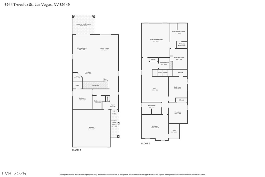 6944 Trevelez Street Las Vegas NV 89149