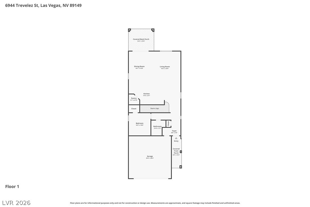 6944 Trevelez Street Las Vegas NV 89149