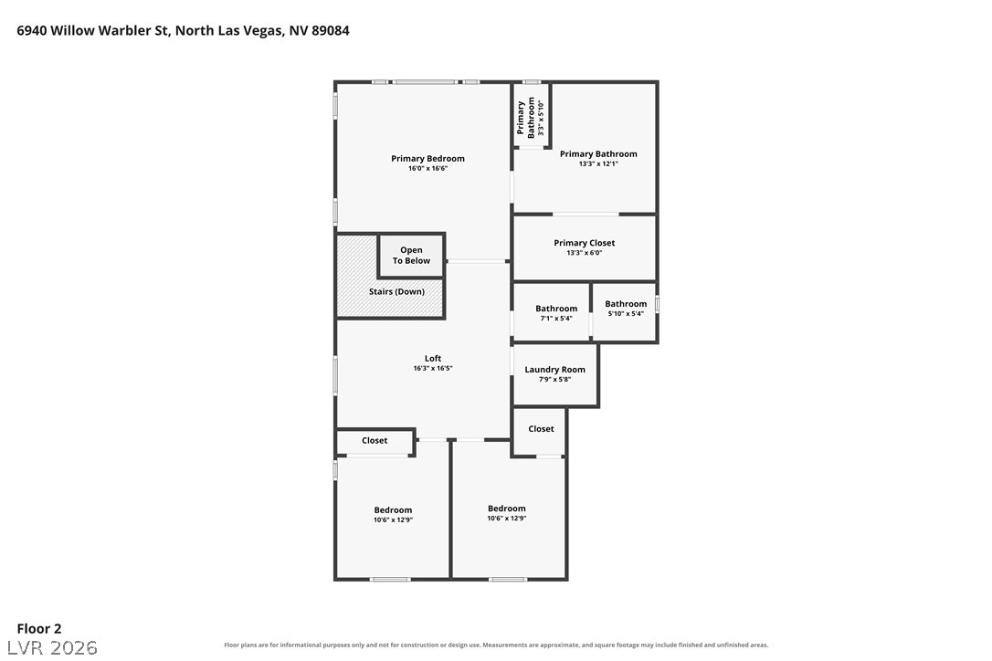 6940 Willow Warbler Street North Las Vegas NV 89084
