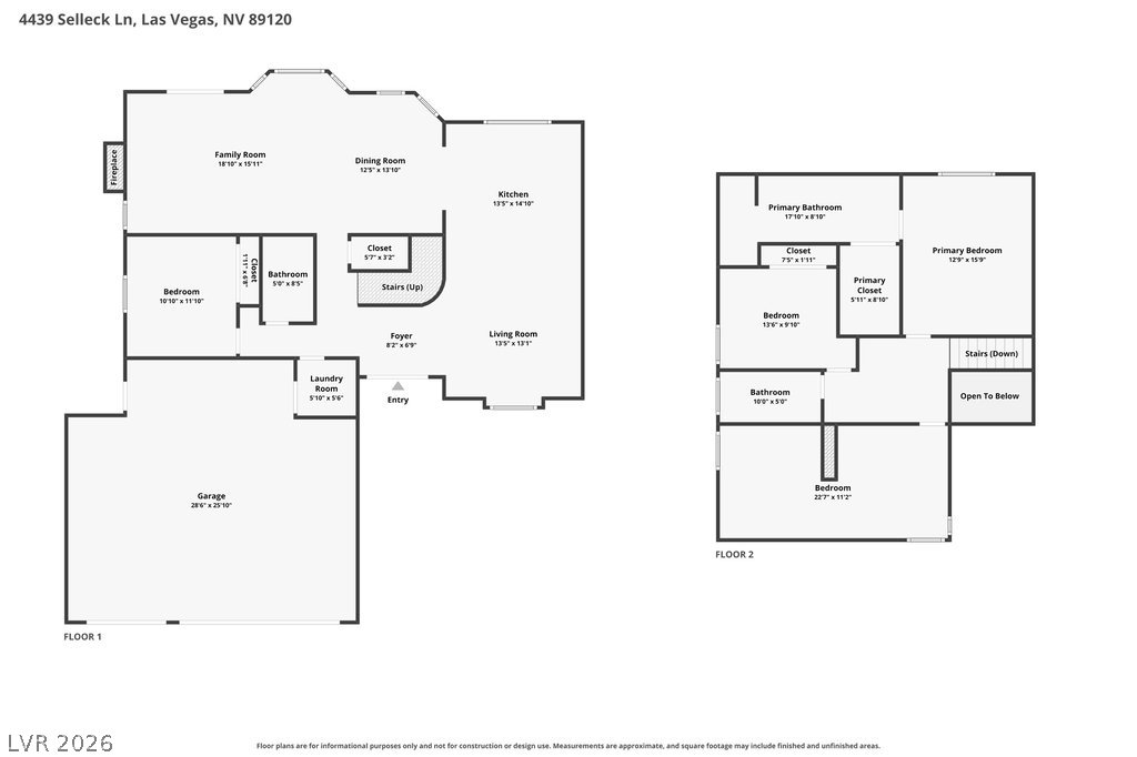 4439 Selleck Lane Las Vegas NV 89120