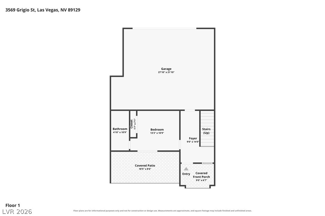 3569 Grigio Street Las Vegas NV 89129