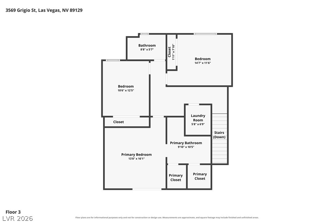 3569 Grigio Street Las Vegas NV 89129