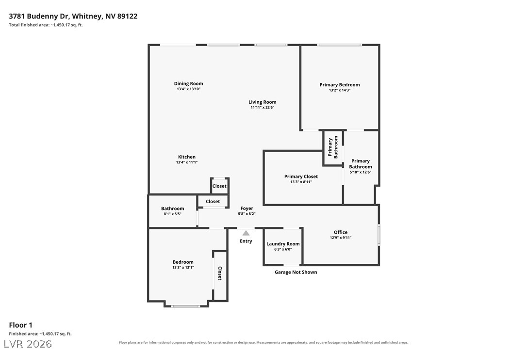 3781 Budenny Drive Las Vegas NV 89122