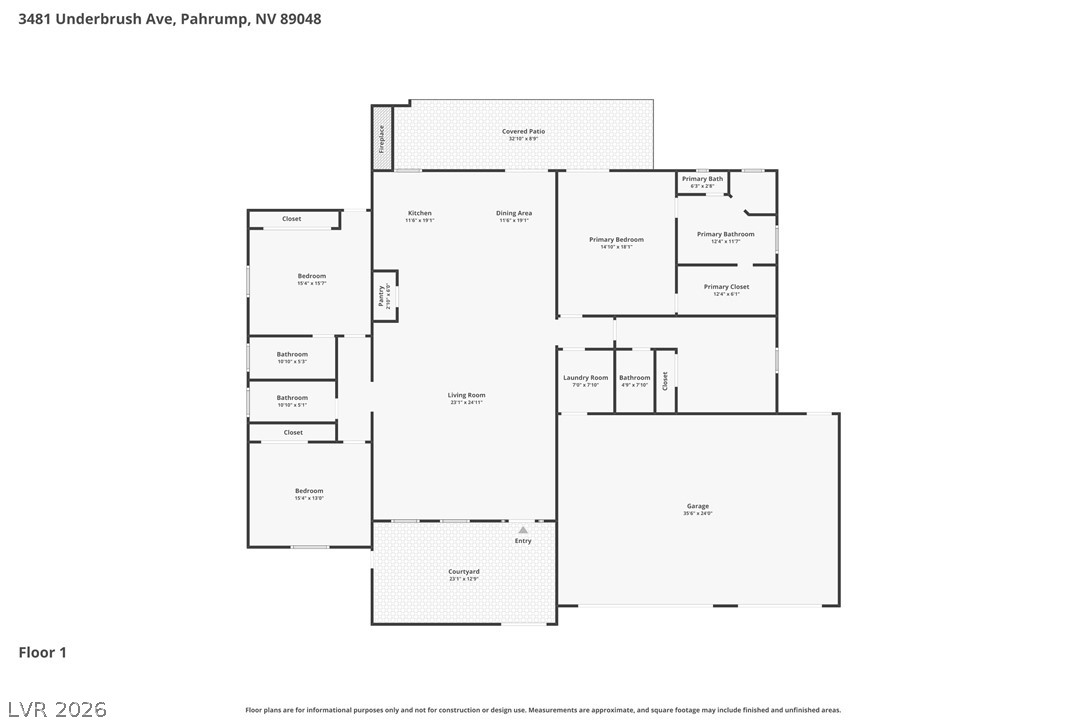 3481 Underbrush Avenue Pahrump NV 89048