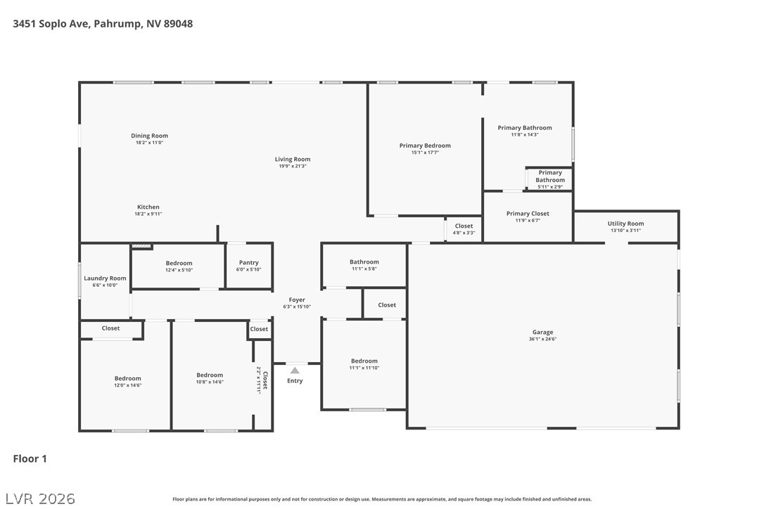 3451 South Soplo Avenue Pahrump NV 89048