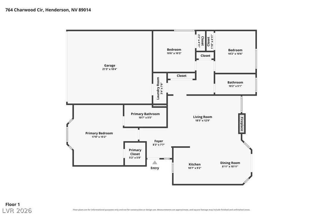 764 Charwood Circle Henderson NV 89014