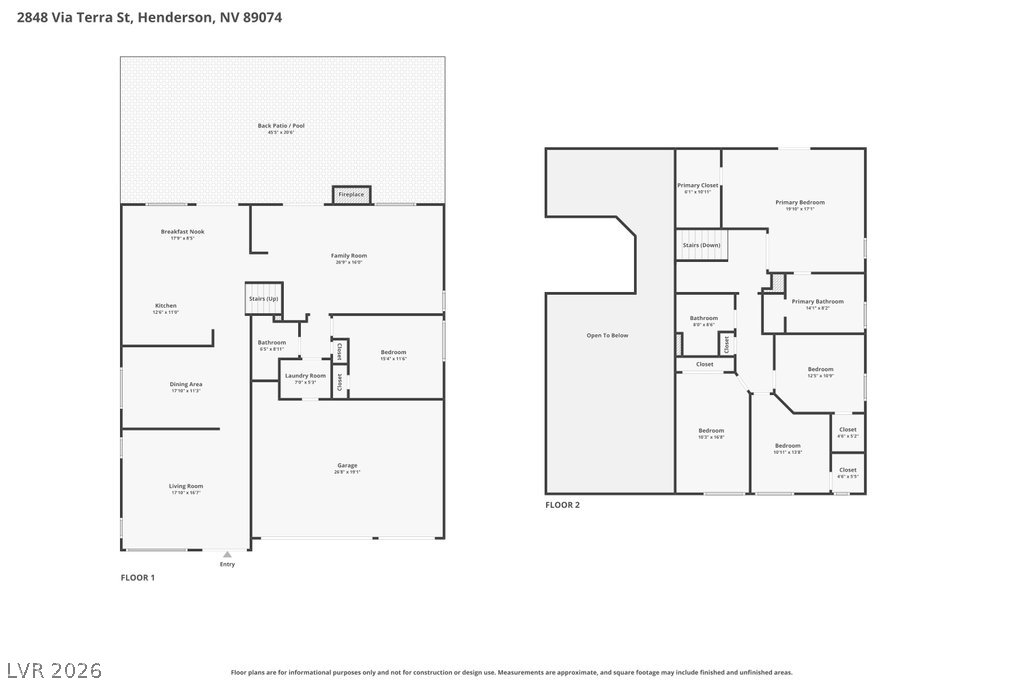 2848 Via Terra Street Henderson NV 89074