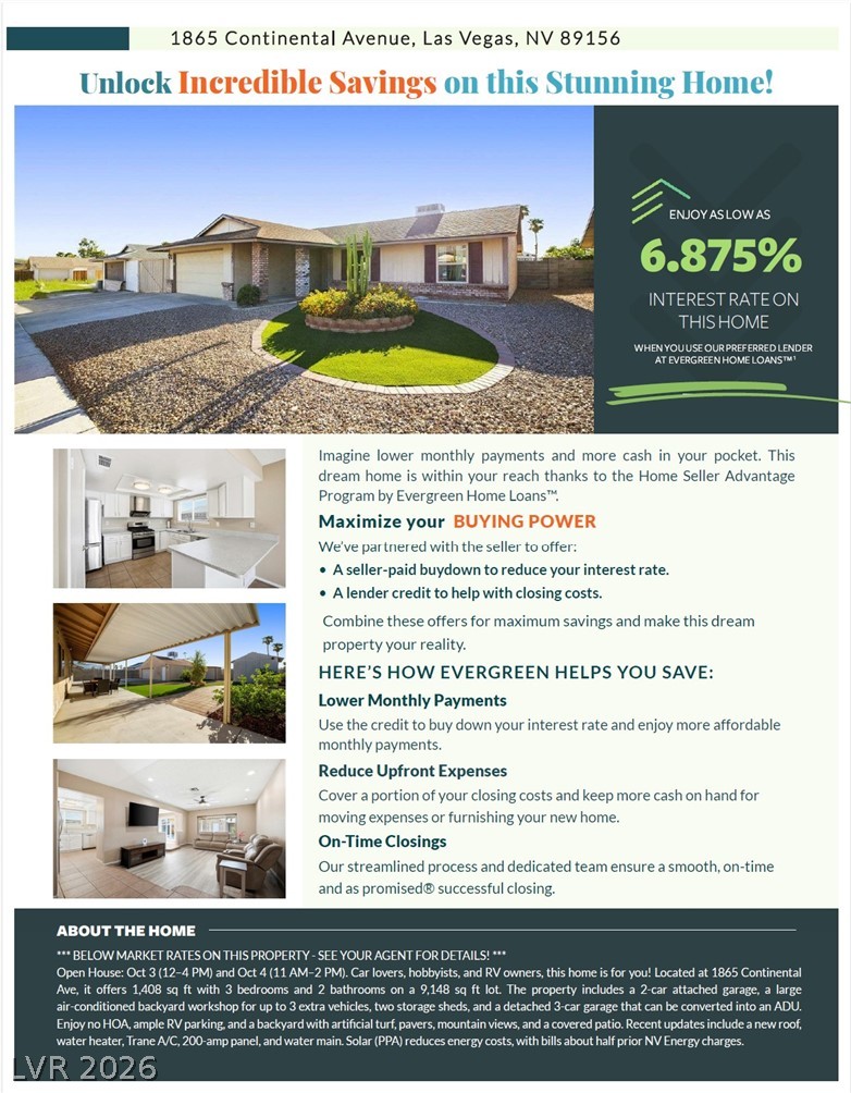 1865 Continental Avenue Las Vegas NV 89156