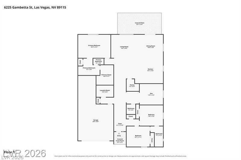 6225 Gambetta Street Las Vegas NV 89115