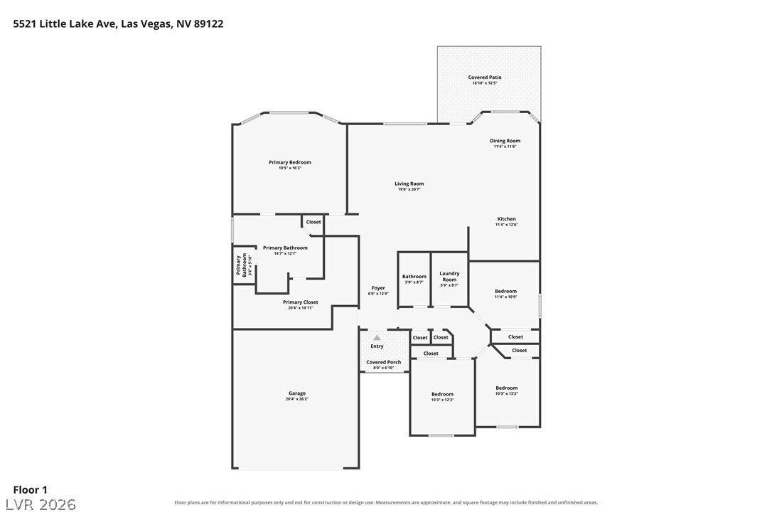 5521 Little Lake Avenue Las Vegas NV 89122