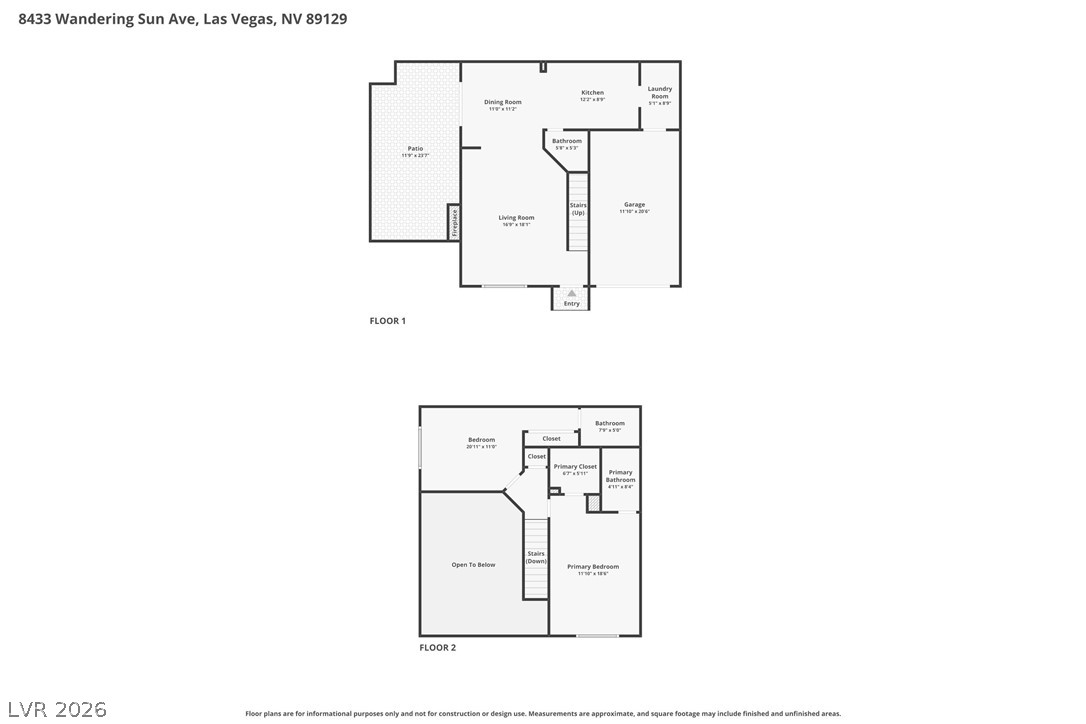 8433 Wandering Sun Avenue Las Vegas NV 89129
