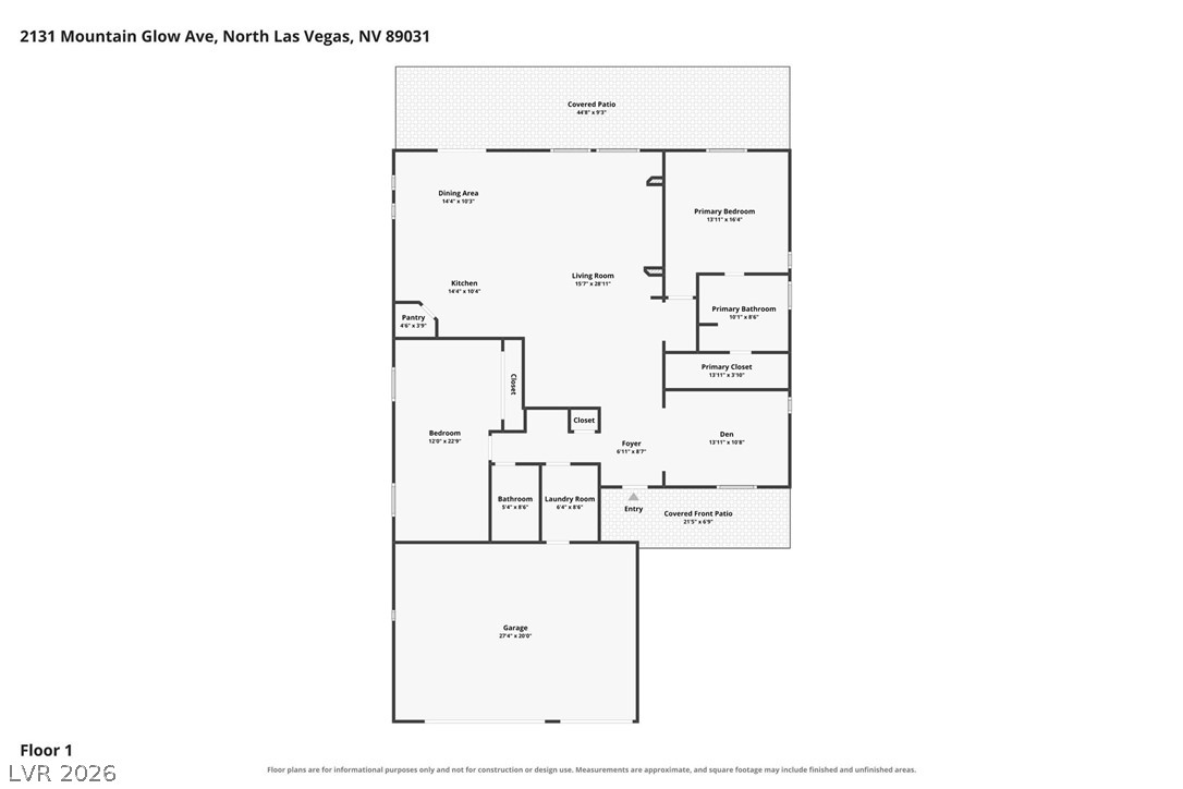 2131 Mountain Glow Avenue North Las Vegas NV 89031