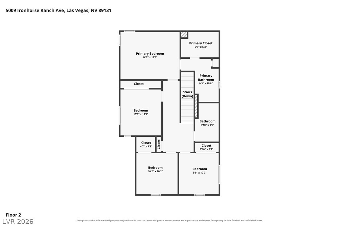 5009 Ironhorse Ranch Avenue Las Vegas NV 89131