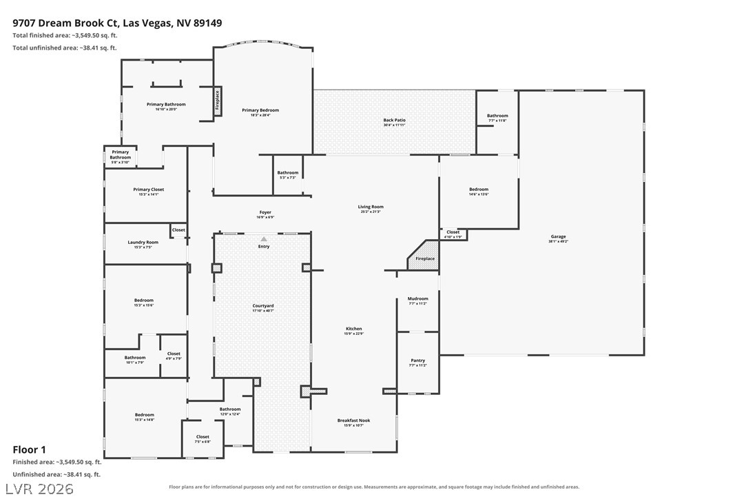 9707 Dream Brook Court Las Vegas NV 89149