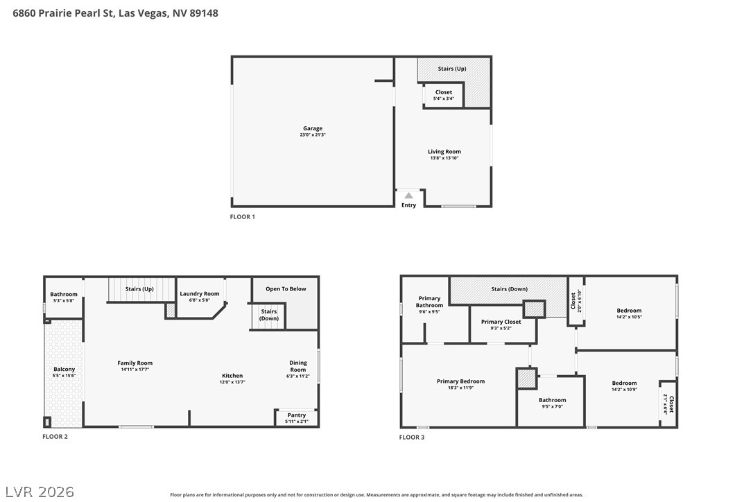 6860 Prairie Pearl Street Las Vegas NV 89148