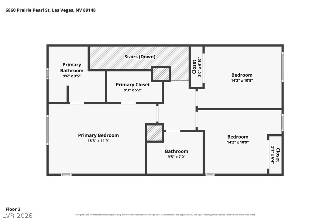 6860 Prairie Pearl Street Las Vegas NV 89148