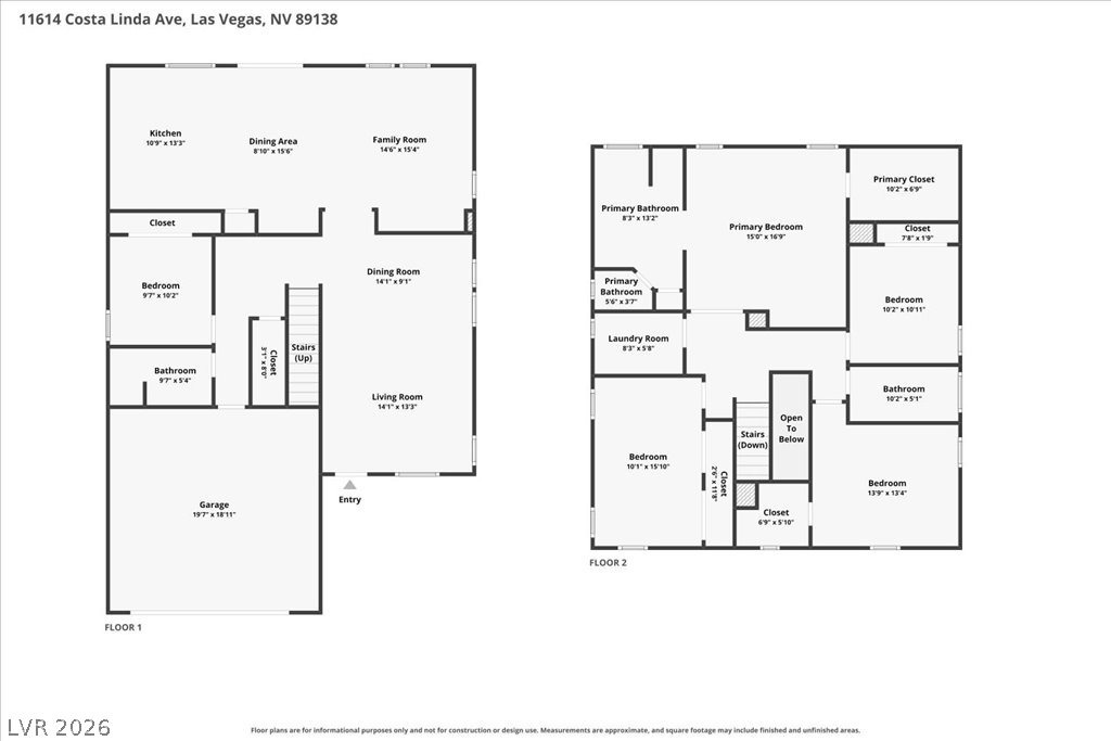 11614 Costa Linda Avenue Las Vegas NV 89138