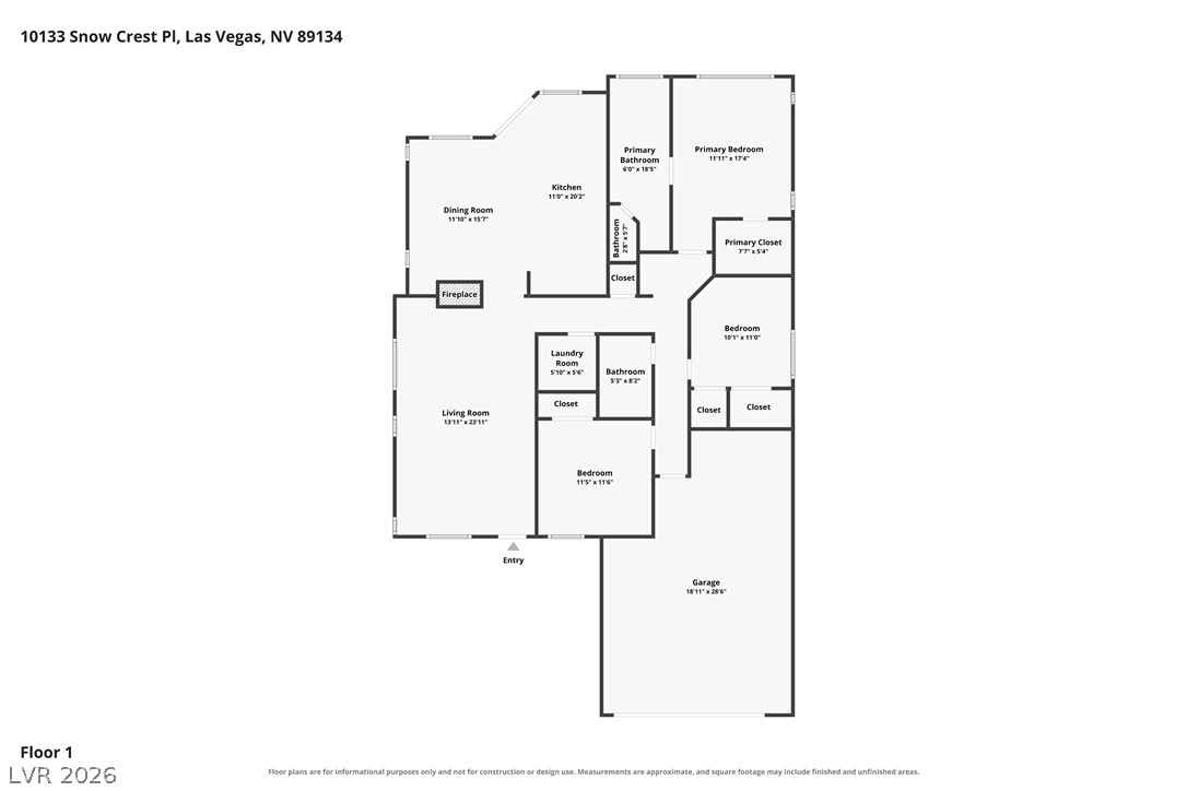 10133 Snow Crest Place Las Vegas NV 89134