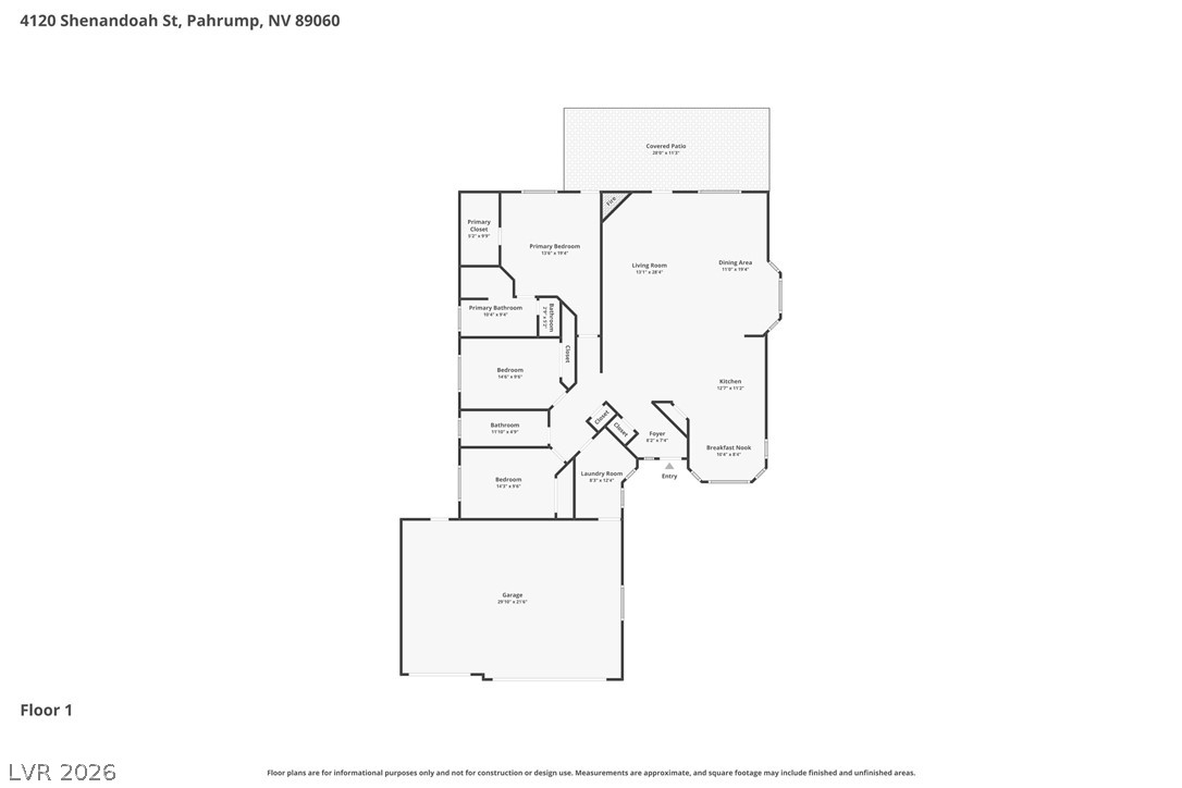 4120 Shenandoah Street Pahrump NV 89060