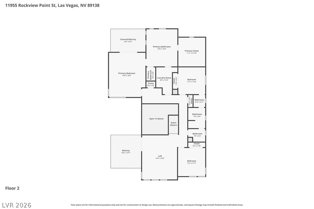 11955 Rockview Point Street Las Vegas NV 89138