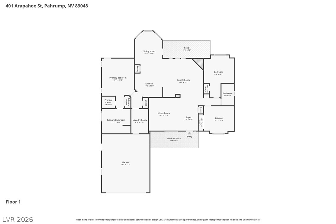 401 Arapahoe Street Pahrump NV 89048