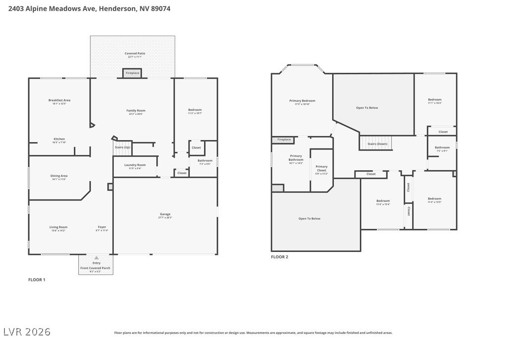 2403 Alpine Meadows Avenue Henderson NV 89074