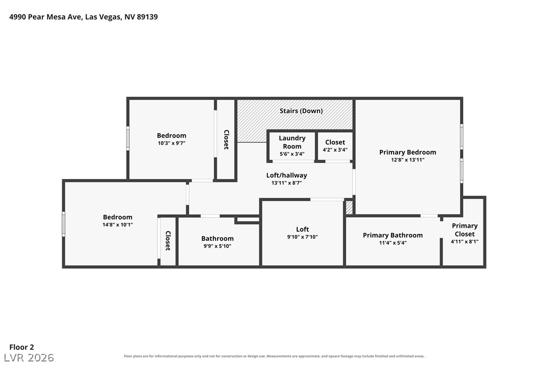 4990 Pear Mesa Avenue Las Vegas NV 89139