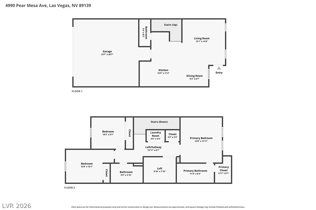 4990 Pear Mesa Avenue Las Vegas NV 89139
