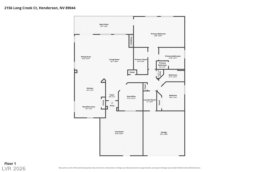 2156 Long Creek Court Henderson NV 89044