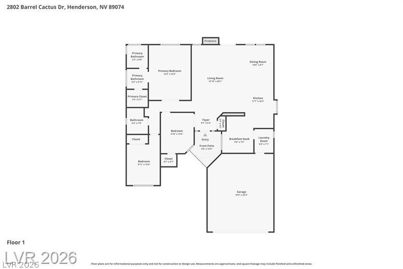 2802 Barrel Cactus Drive Henderson NV 89074