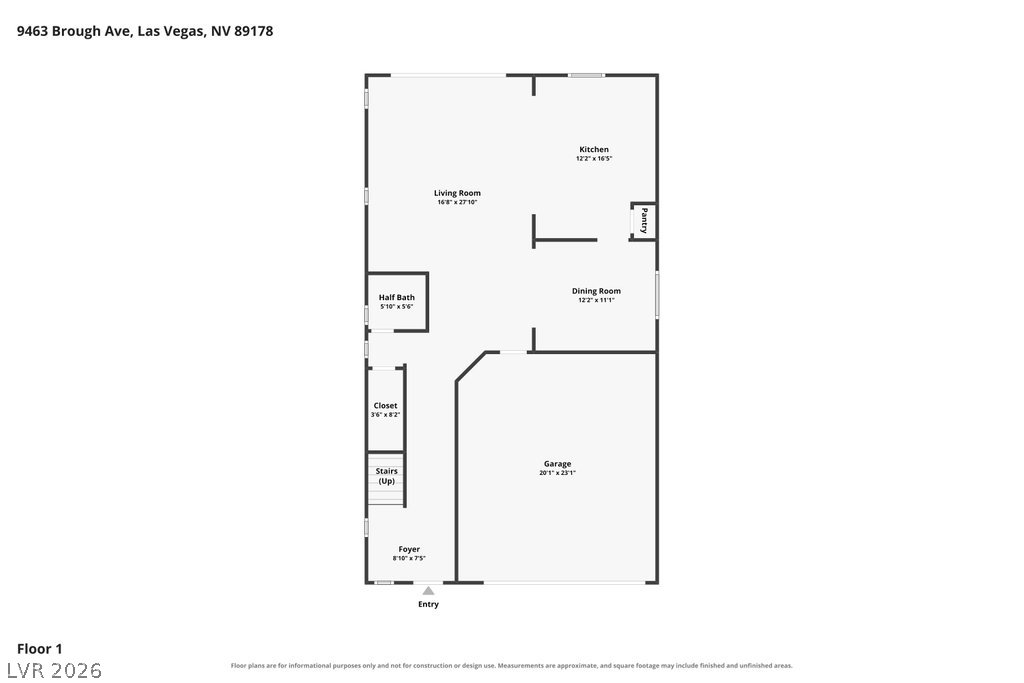 9463 Brough Avenue Las Vegas NV 89178