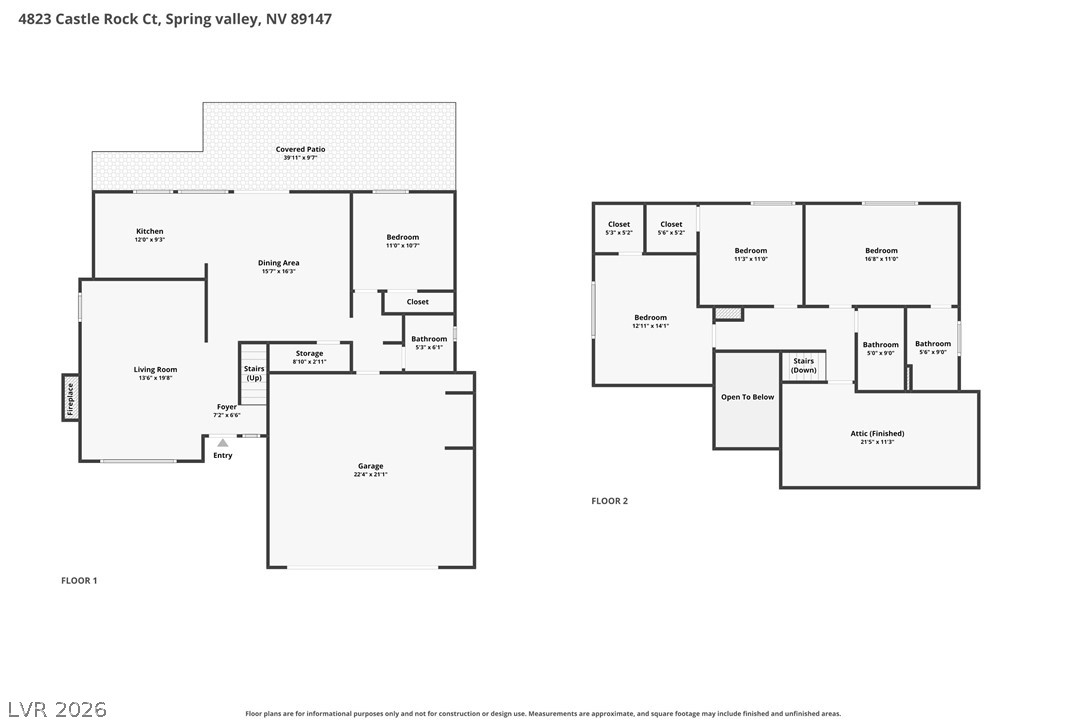 4823 Castle Rock Court Las Vegas NV 89147