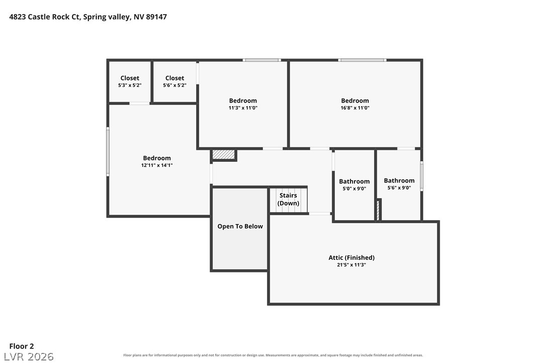 4823 Castle Rock Court Las Vegas NV 89147