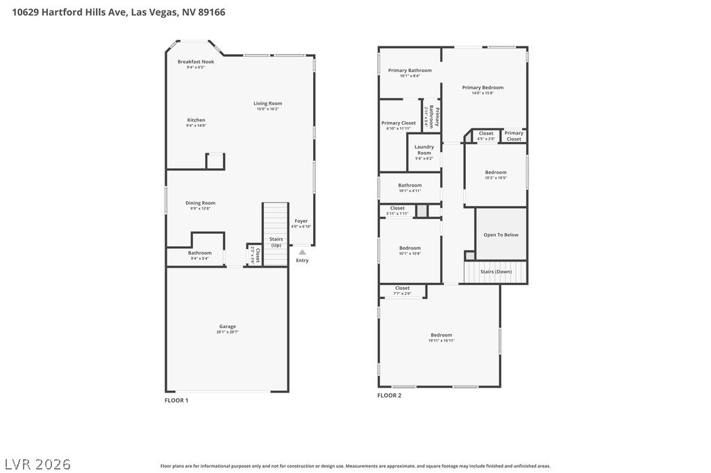 10629 Hartford Hills Avenue Las Vegas NV 89166