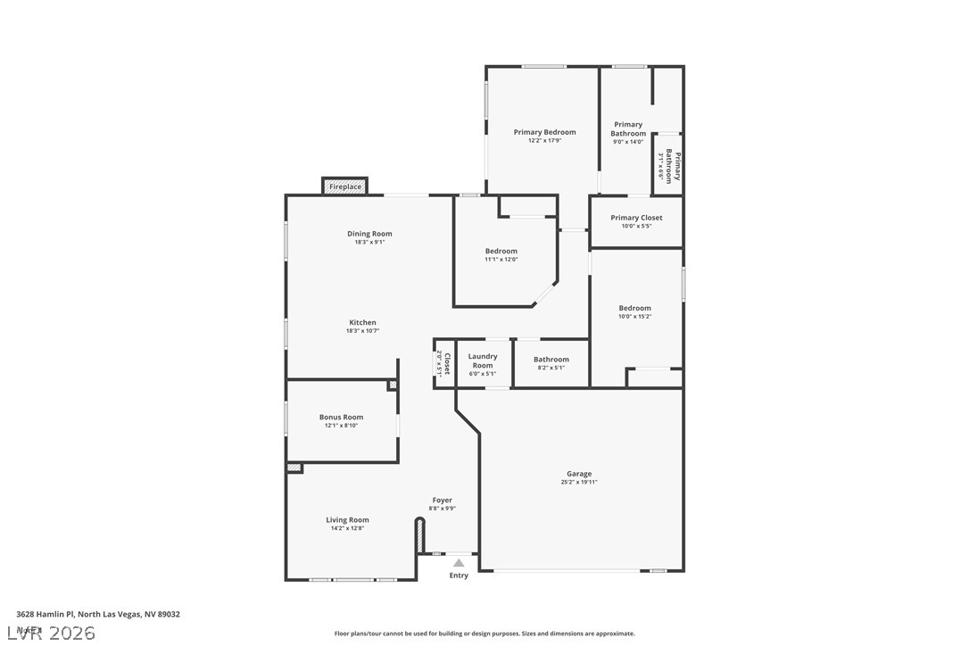 3628 Hamlin Place North Las Vegas NV 89032