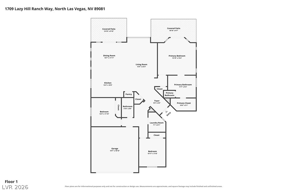 1709 Lazy Hill Ranch Way North Las Vegas NV 89081