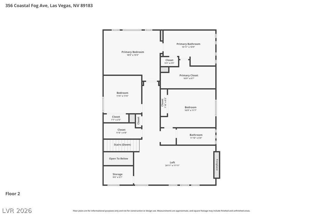 356 Coastal Fog Avenue Las Vegas NV 89183