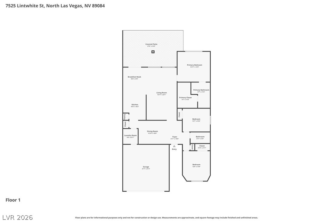 7525 Lintwhite Street North Las Vegas NV 89084