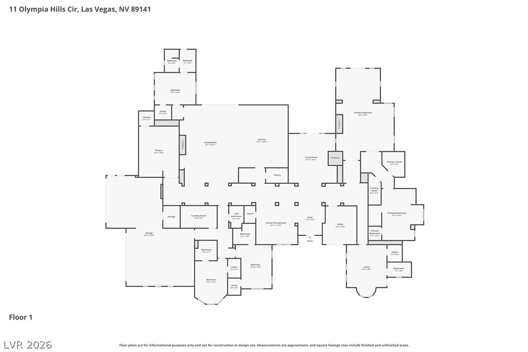 11 Olympia Hills Circle Las Vegas NV 89141