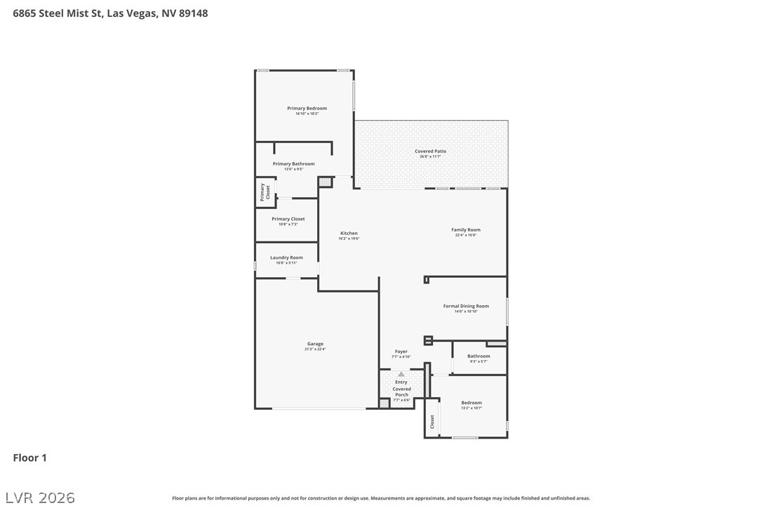 6865 Steel Mist Street Las Vegas NV 89148