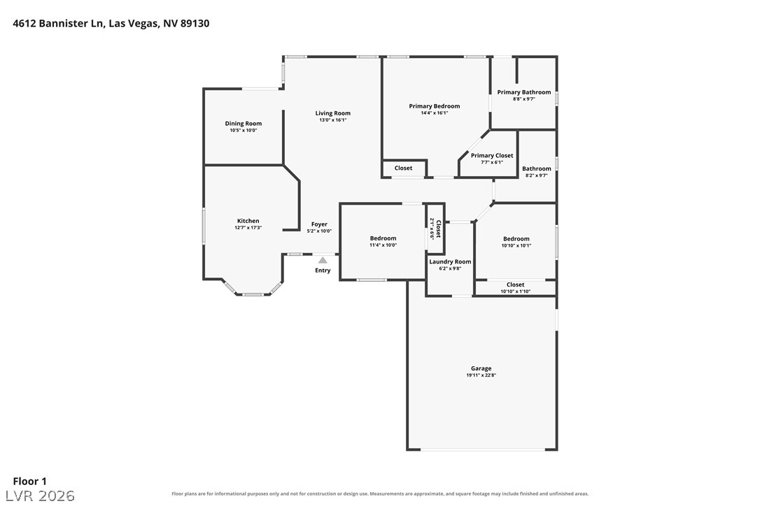4612 Bannister Lane Las Vegas NV 89130