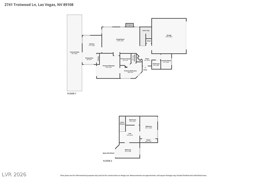 2741 Trotwood Lane Las Vegas NV 89108