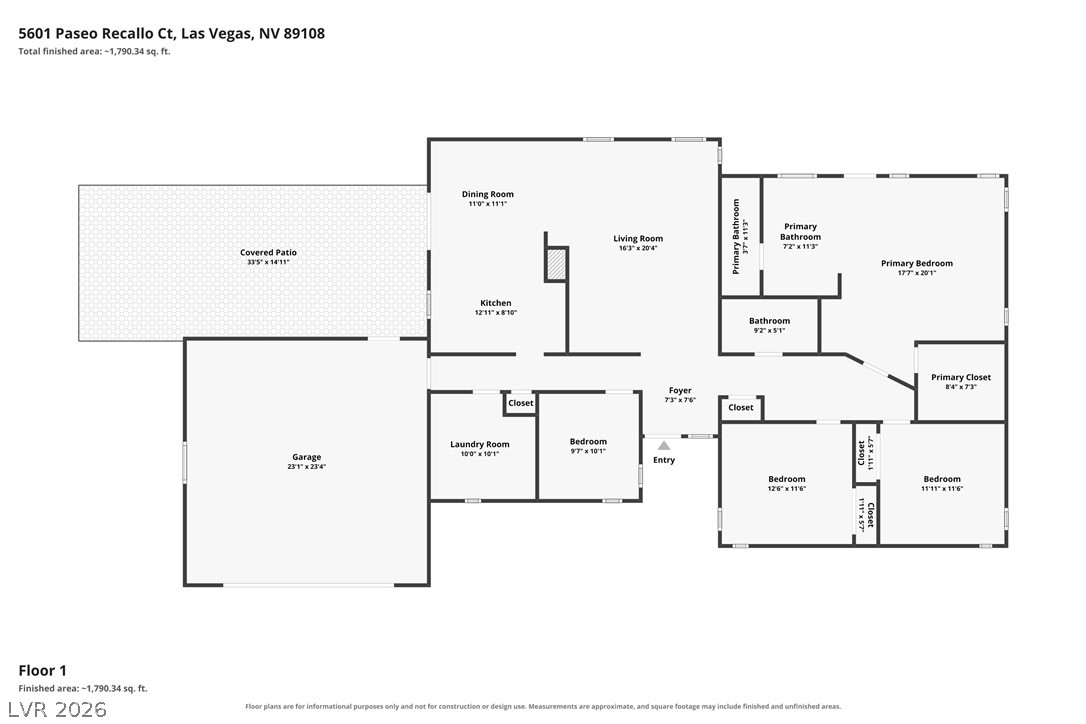 5601 Paseo Recallo Court Las Vegas NV 89108