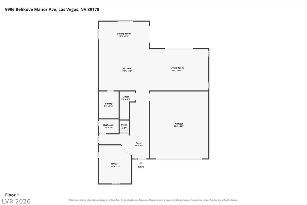 9996 Belikove Manor Avenue Las Vegas NV 89178
