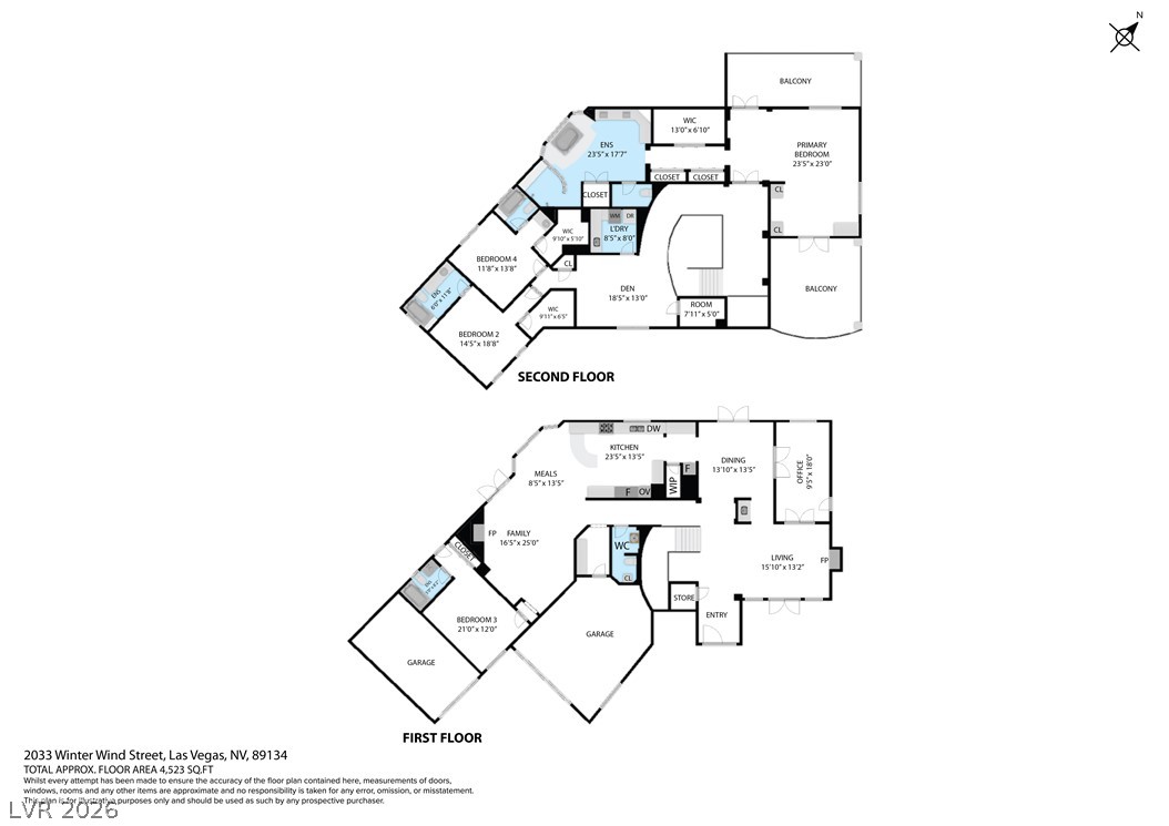 2033 Winter Wind Street Las Vegas NV 89134