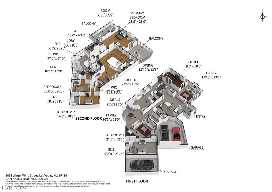 2033 Winter Wind Street Las Vegas NV 89134