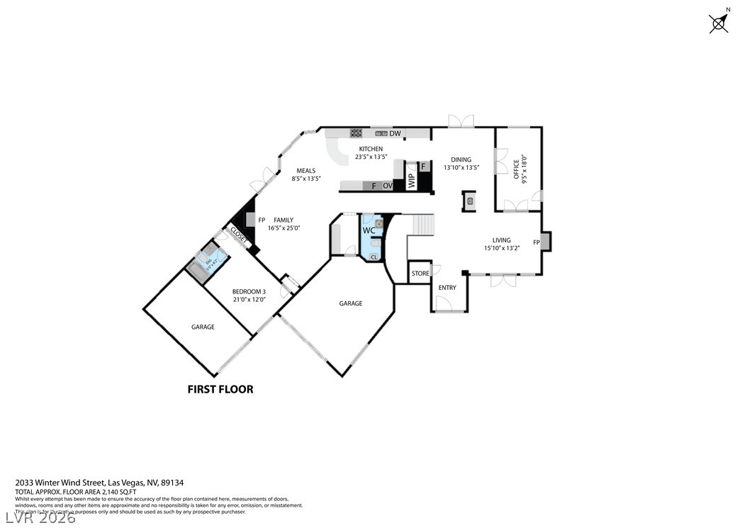2033 Winter Wind Street Las Vegas NV 89134