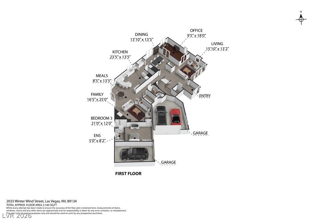 2033 Winter Wind Street Las Vegas NV 89134